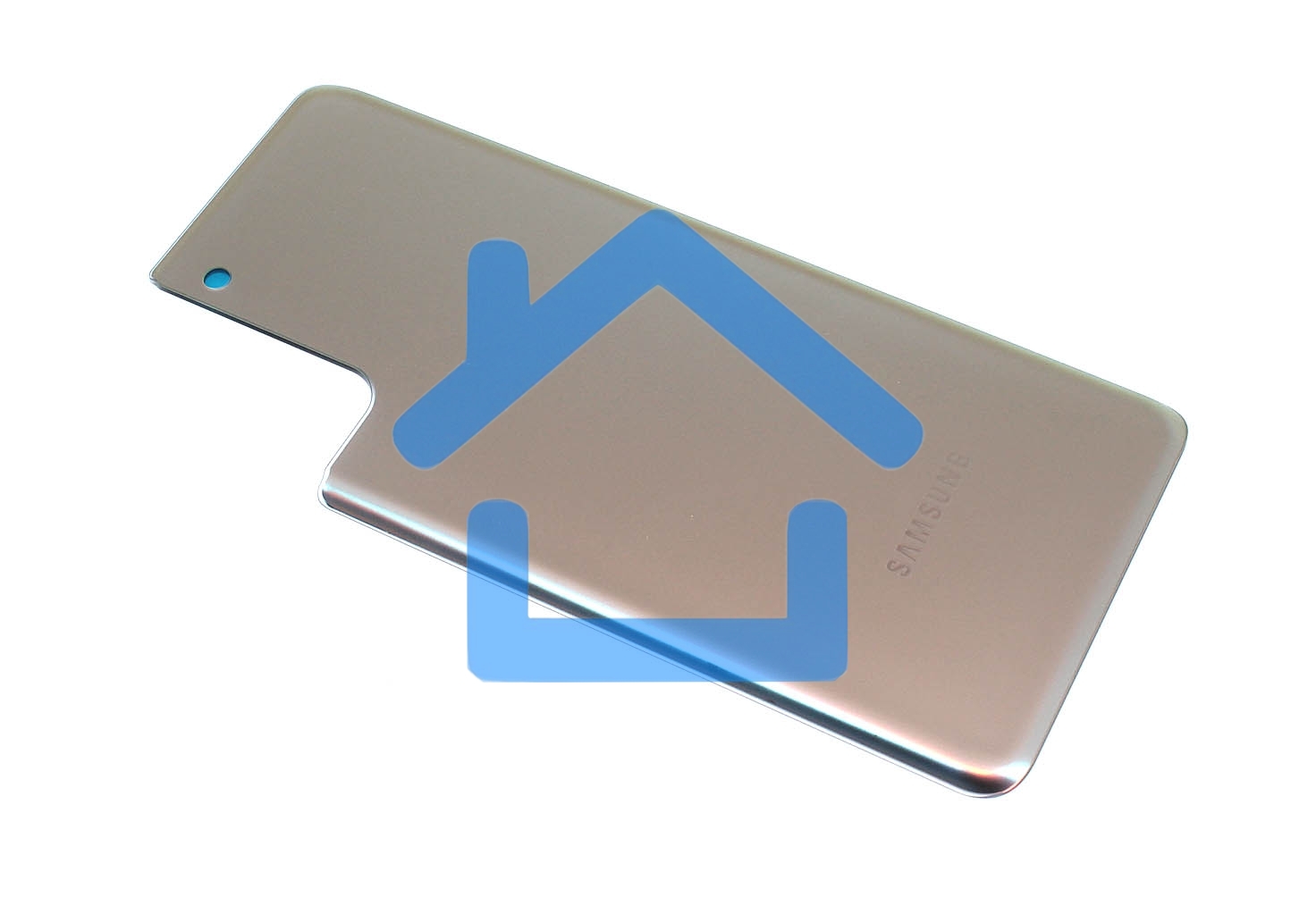 Задняя крышка для Samsung Galaxy S21 Plus G996 серебристая