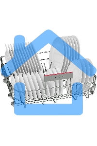 Встраиваемая посудомоечная машина Bosch SPV4HMX65Q, серебристый, 45 см, 10 компл., 45 дБ, класс A+