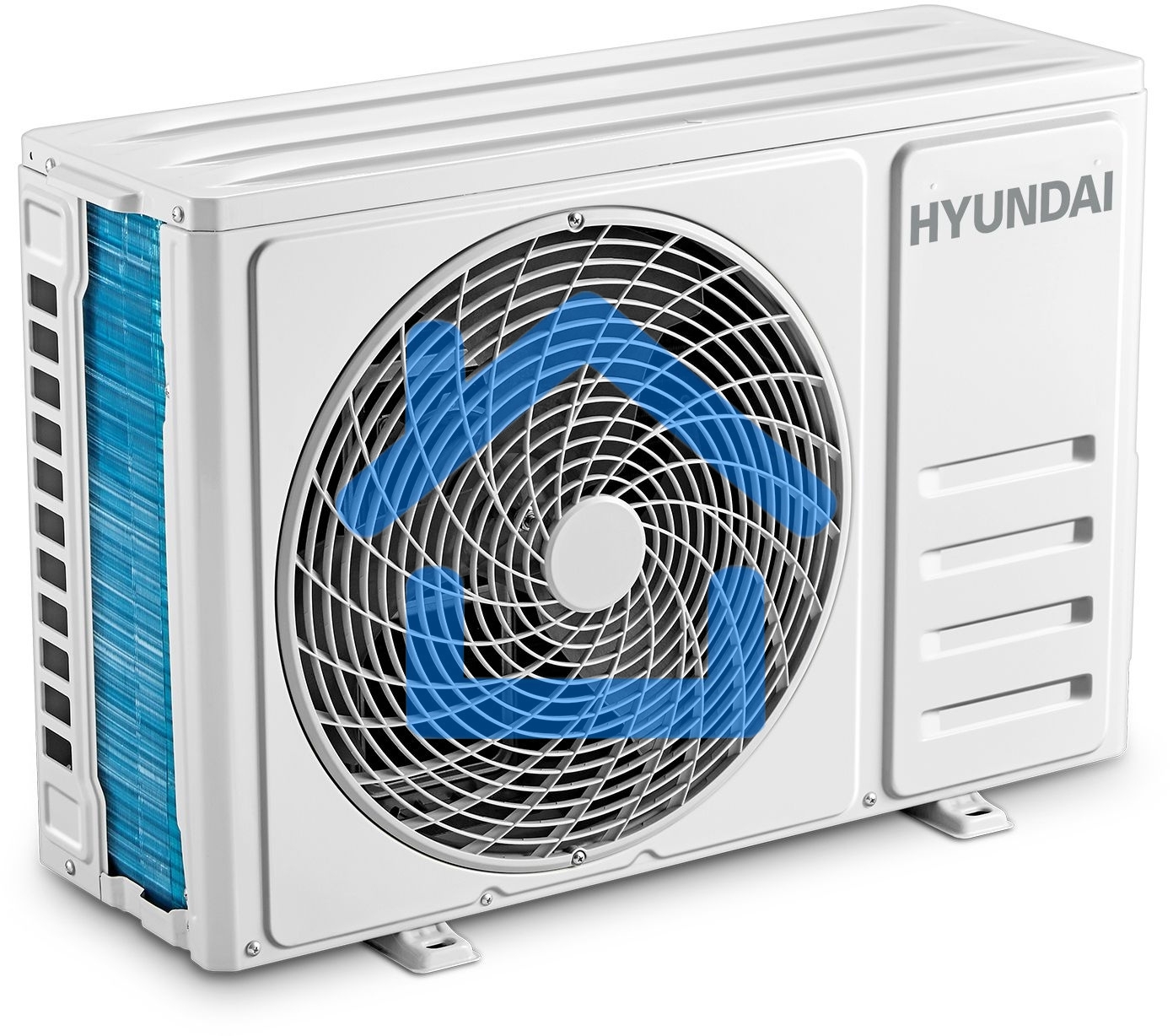 Кондиционер сплит-система Hyundai HAC-24/T-PRO 24000 BTU, 70 м², 31/47 дБ, охлаждение, обогрев, осушение, белый