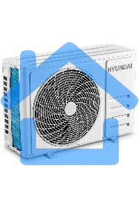 Кондиционер сплит-система Hyundai HAC-24/T-PRO 24000 BTU, 70 м², 31/47 дБ, охлаждение, обогрев, осушение, белый