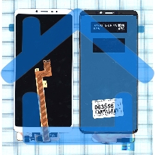 Дисплей для Xiaomi Mi Max 3 в сборе с тачскрином белый