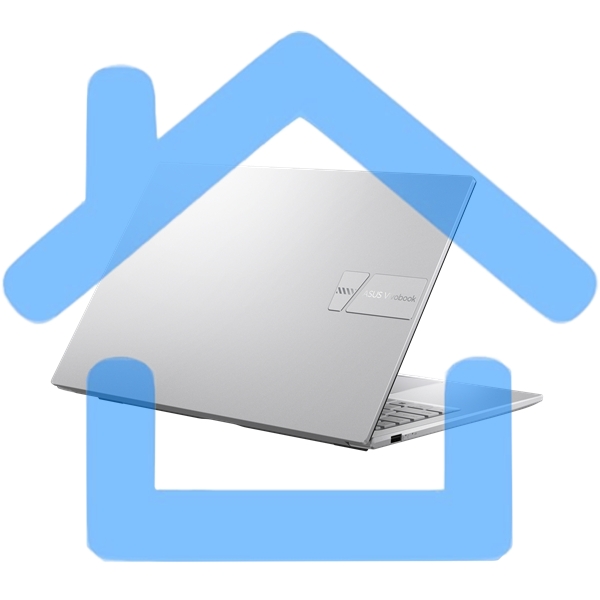 Ноутбук ASUS Vivobook 15 X1504VA-BQ286 Core i5 1335U/8Gb/512Gb SSD/VGA int/noOS/ Silver