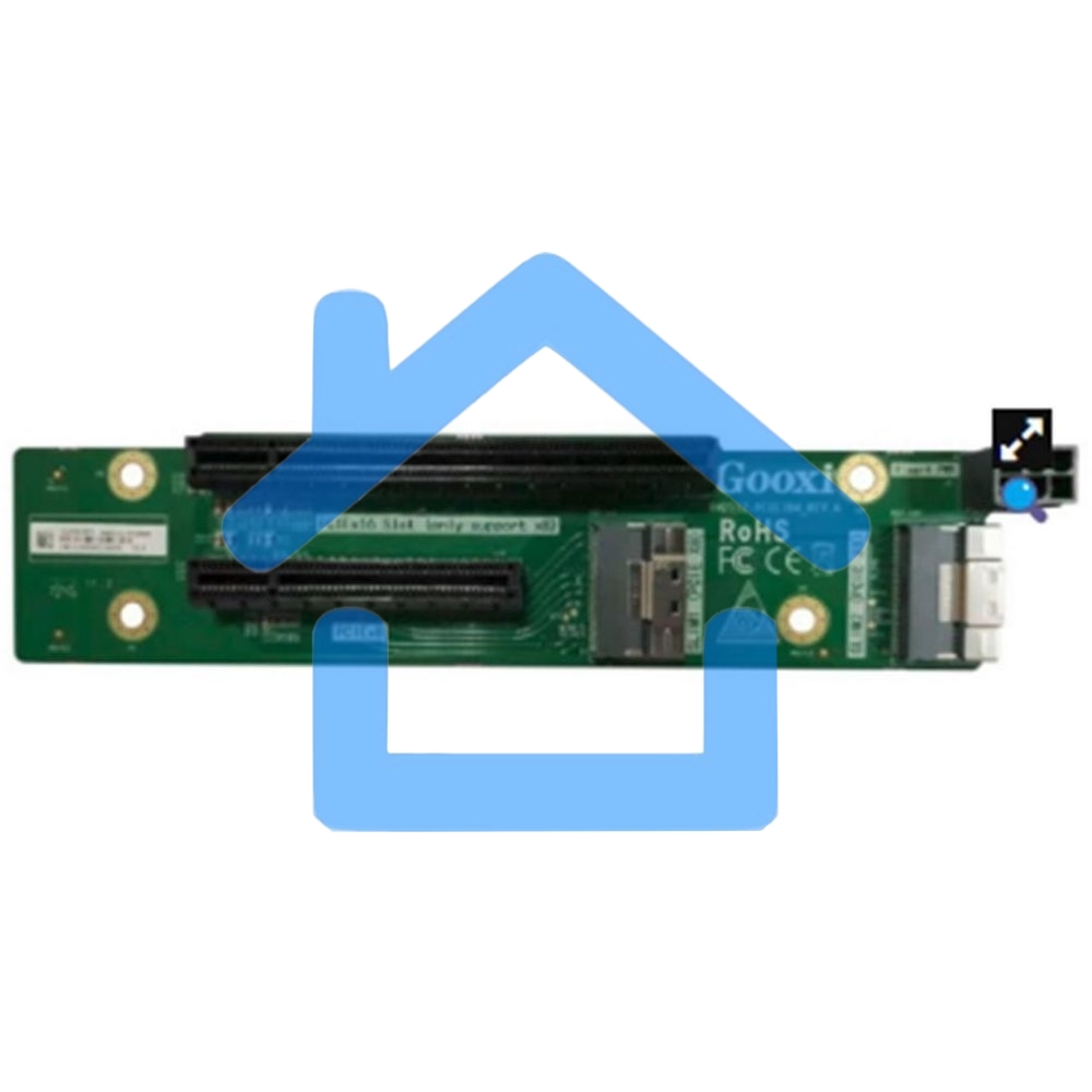 Райзер Gooxi SL2108-748-PCIE4-M1 2*Slimline x8 to 2*PCIe3.0x8(1*x16 SLOT+1*x8 SLOT),Riser4((including half-height bracket, adapter board and high-speed cable),for SL-G3)