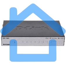 Неуправляемый коммутатор с 8 портами 10/100Base-TX D-Link DES-1008D/(K2A/K3A)RU/J1A/J2A/L2A/L2B