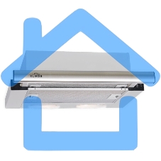 Вытяжка встраиваемая Elikor Интегра 50П-400-В2Л нержавеющая сталь, 50 см, 400 куб. м/ч, 57 дБ