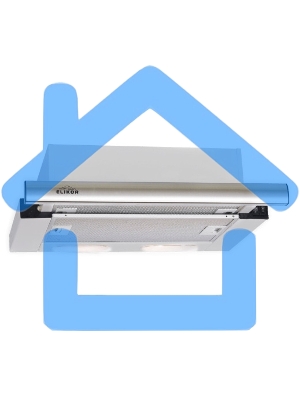 Вытяжка встраиваемая Elikor Интегра 50П-400-В2Л нержавеющая сталь, 50 см, 400 куб. м/ч, 57 дБ