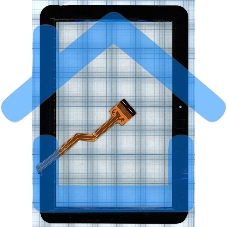 Сенсорное стекло (тачскрин) для Samsung Galaxy Tab 8.9