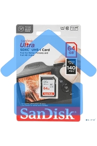 Флеш карта SANDISK SDXC 64Gb UHS-I SDSDUNB-064G-GN6IN