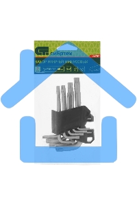 Набор ключей имбусовых Torx-Tempered Сибртех TT10-50, CrV, 9 шт.