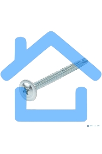 Саморез с прессшайбой KRANZ ПШС сверло 4.2х50, короб (200 шт./уп.)