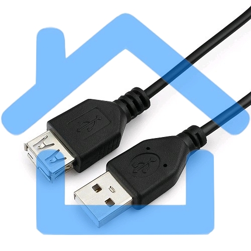 Кабель удлинитель USB 2.0 Гарнизон GCC-USB2-AMAF-1.8M, AM/AF, 1.8м, пакет