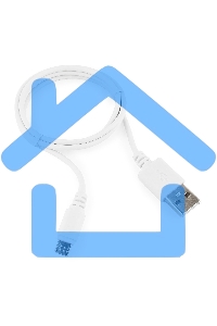 Кабель USB2.0 Pro Cablexpert CC-mUSB2-AMBM-1MW, AM/microBM 5P, 1м, экран, белый, пакет