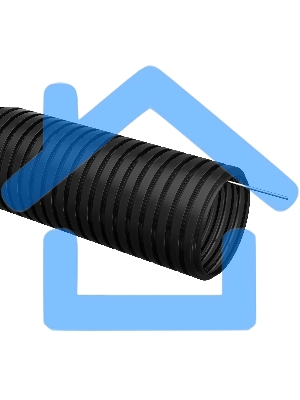 Труба гофр. Iek CTG20-25-K02-025-1 ПНД d 25 с зондом (25 м) черный