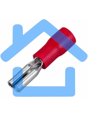 Клемма плоская изолированная гнездо 3.8 мм 0.5-1.5 мм² (РПи-м 1.5-(2.8)/РПИм 1,25-250) Rexant