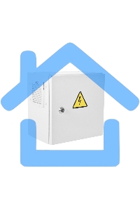 Шкаф ЭКОНОМ уличный всепогодный настенный укомплектованный (В500 Ш500 Г250), комплектация T1-IP54