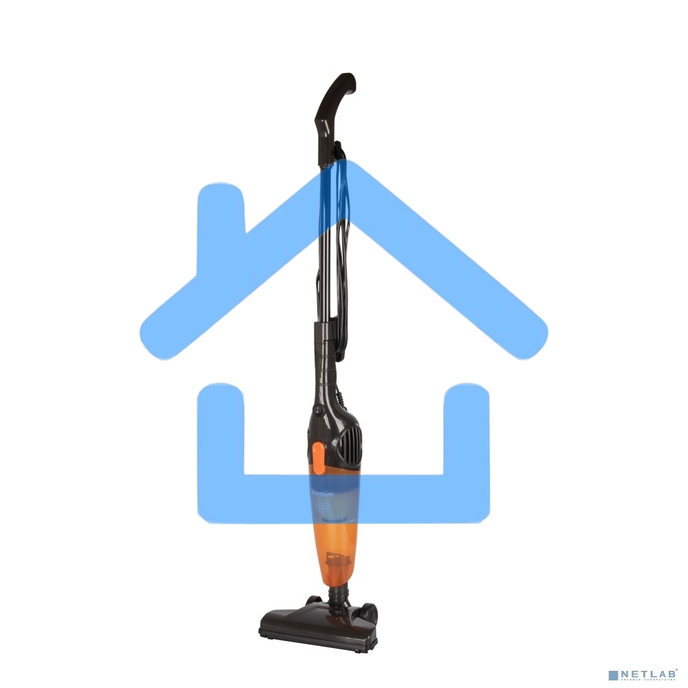 Пылесос вертикальный циклонного типа Endever SkyClean VC-277, темно-серый/оранжевый, мощность 700 Вт, циклонная система фильтрации, 6 шт/уп