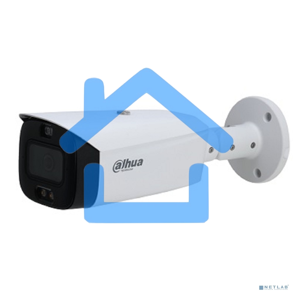Камера видеонаблюдения IP Dahua DH-IPC-HFW3449T1P-AS-PV-0280B-S5 2.8-2.8мм цв. корп.:белый/черный (DH-IPC-HFW3449T1P-AS-PV-0280B)