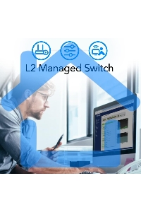 Коммутатор Cudy GS2028PS4-400W 24-Port Layer 2 Managed Gigabit PoE+ Switch with 4 Gigabit Combo Ports, 400W