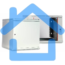 Шкаф настенный ЦМО ШРН-Э-12.500.1 12U 600x520мм пер.дв.стал.лист несъемные бок.пан. серый