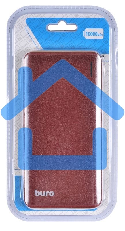 Портативный аккумулятор Buro T4-10000-B Li-Pol 10000mAh 2A+1A черный 2xUSB