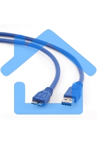 Кабель Gembird/Cablexpert CCP-mUSB3-AMBM-0.5MКабель USB 3.0 Pro, AM/microBM 9P, 0.5м, экран, синий