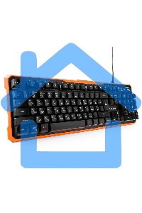 Клавиатура игровая 	Гарнизон GK-320G черный USB, подсветка, код 