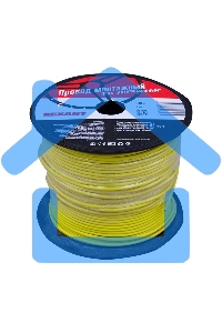 Провод ПГВА Rexant 1х1.00 мм², желтый, бухта 100 м