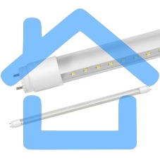 Лампа светодиодная LED-T8R-П-PRO 10Вт 230В G13R 6500К 800Лм 600мм прозр. поворотная IN HOME 4690612030944