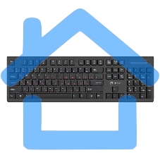 Клавиатура Oklick 505M черный USB slim