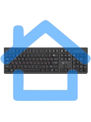 Клавиатура Oklick 505M черный USB slim