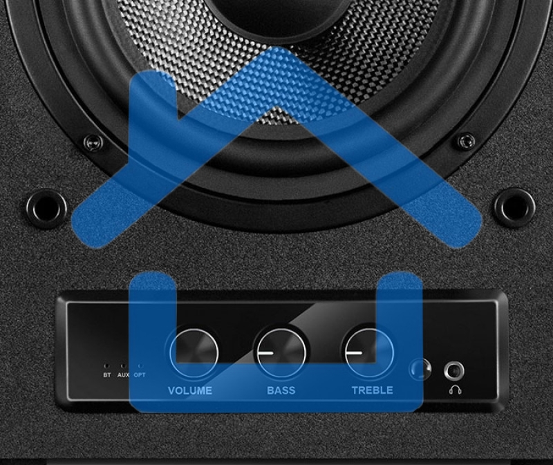 Акустическая система SVEN АС MC-30, черный (200 Вт, Bluetooth, пульт, Optical)