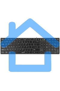 Комплект клавиатура + мышь проводной Genius SlimStar C126 клавиатура+мышь, USB. черный