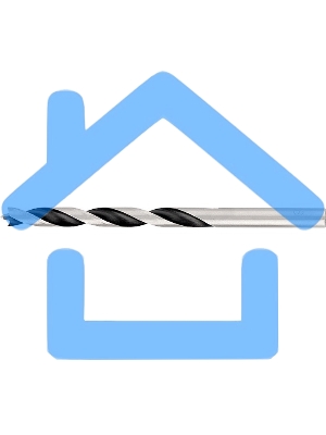 Сверло по дереву Matrix 12 х 151 мм, цилиндрический хвостовик