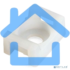 Площадка монтажная под винт ПМО 15х10 белый (уп.100шт) Fortisflex 62451