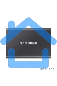 Внешний SSD Samsung T7, 2TB, USB 3.2 Gen 2 Type-C, R/W 1050/1000, титан