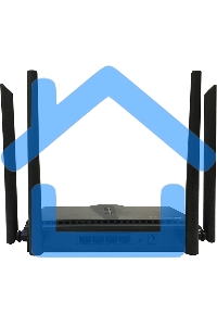 Двухдиапазонный Wi-Fi 6 маршрутизатор AX1800, 1x1000Base-T WAN, 3x1000Base-T LAN, 4 внешние антенны 5 dBi