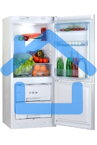Холодильник Pozis RK-101 белый глянц. двухкамерный 156/57 л морозилка снизу