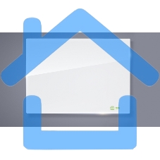 Демонстрационная доска Cactus CS-GBD-90x120-UWT стекло стеклянная 90x120см ультра белый