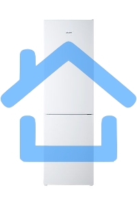 Холодильник Atlant XM-4624-101 белый двухкамерный 228/119л морозилка снизу