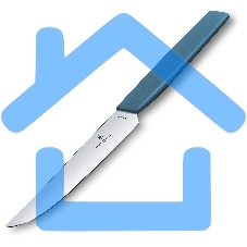 Нож кухонный Victorinox Swiss Modern (6.9006.122) стальной для стейка лезв.120мм прямая заточка синий