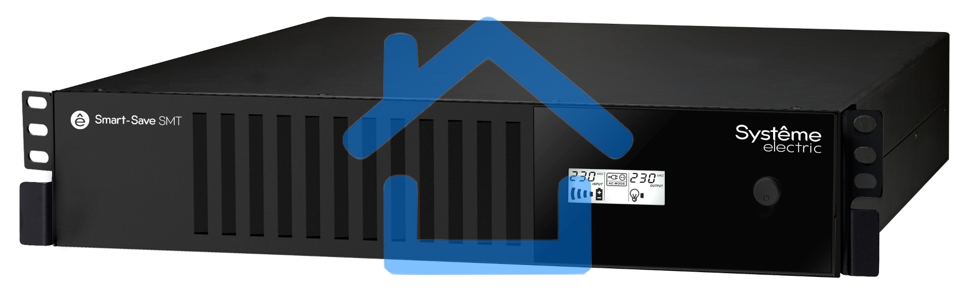 Источник бесперебойного питания Systeme Electriс Smart-Save SMT, 3000VA/1800W, RM 2U, Line-Interactive, LCD, Out: 230V 8xC13, SNMP Intelligent Slot, USB, RS-232