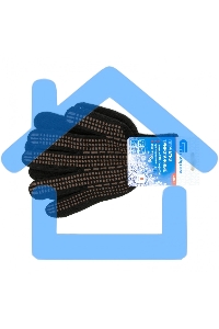 Перчатки трикотажные, акрил, ПВХ гель 