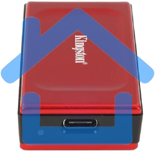 Внешний SSD Kingston XS1000, 1TB, USB 3.2 Gen 2 Type-C, R/W 1050/1000, красный