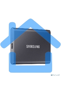 Внешний SSD Samsung T7, 2TB, USB 3.2 Gen 2 Type-C, R/W 1050/1000, титан
