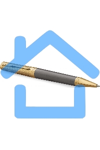 Ручка роллер Parker Ingenuity Pioneers T571 (2200951) Arrow Grey GT F, черные чернила, подарочная коробка