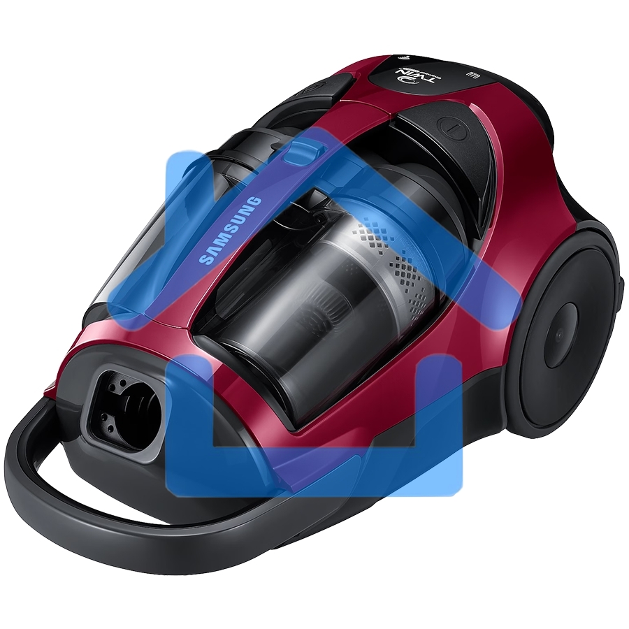 Пылесос Samsung VCC8837V3P фиолетовый, 430/2200 Вт, уборка сухая, пылесборник контейнер, 2 л