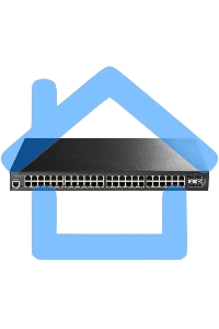Коммутатор 48-Port Layer 2 Managed Gigabit PoE++ Switch with 4 10G SFP ports 720W