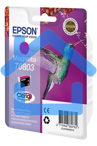 Картридж струйный Epson C13T08034011 пурпурный (330 стр.) для Epson St Ph P50/PX660/PX720WD