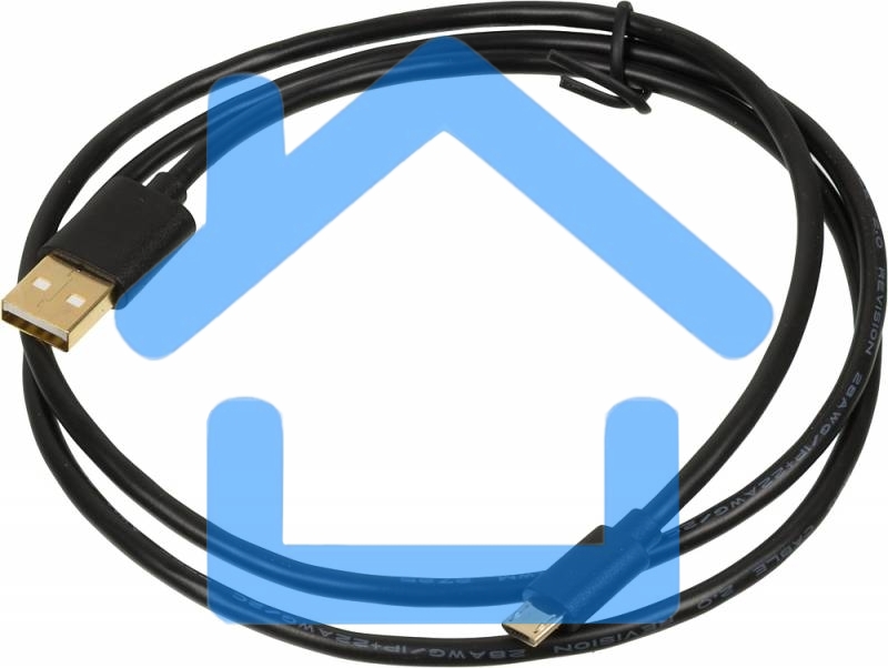 Кабель USB2.0 2A Square Connector USB A (m)/micro USB B (m) 1м Позолоченные контакты