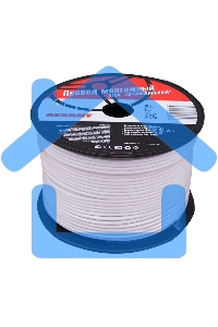 Провод ПГВА Rexant 1х1.00 мм², белый, бухта 100 м